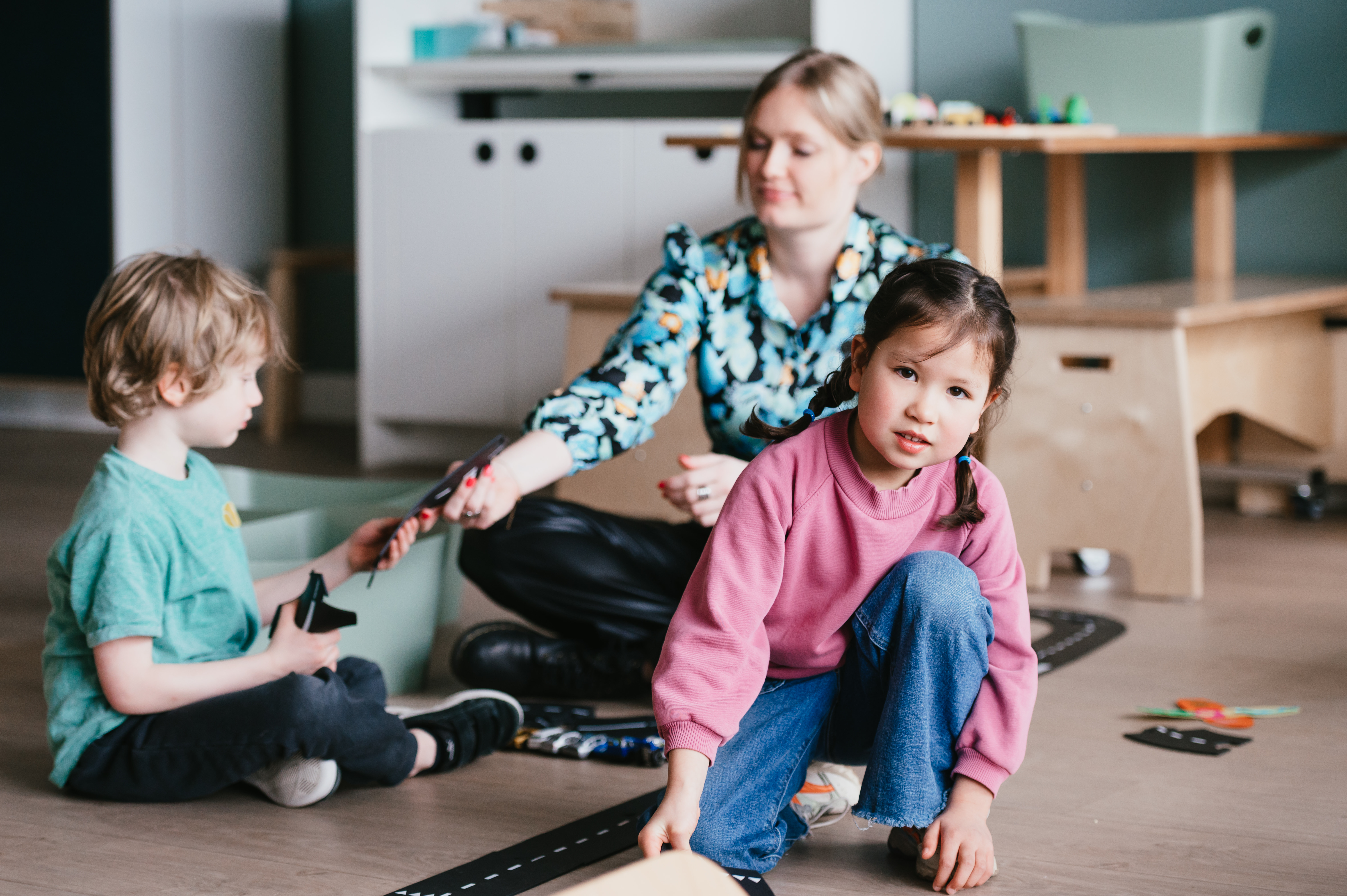 Pedagogisch Medewerker werkt op kinderopvang 
